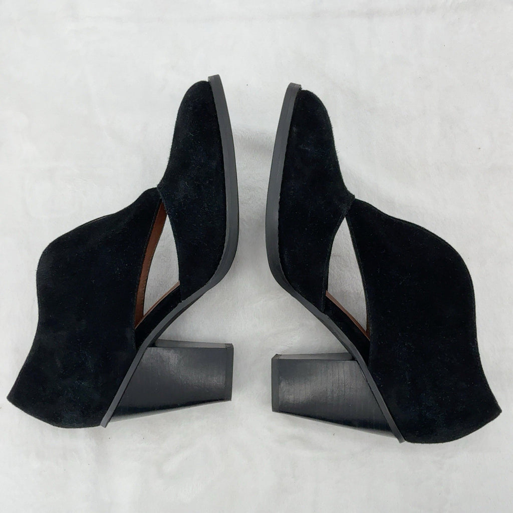 Free People X Jeffrey Campbell Booties 10 Womens Ankle Boots Suede Slip On Black