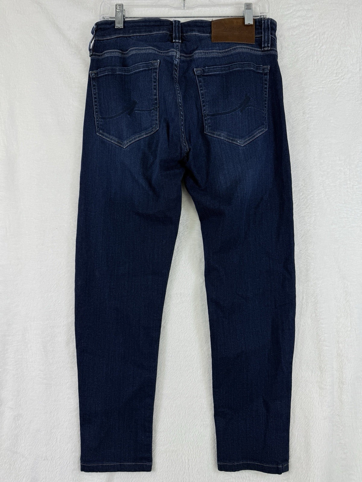 34 Heritage Jeans Courage 32x32 Mens Mid Rise Denim Straight Leg Dark Blue