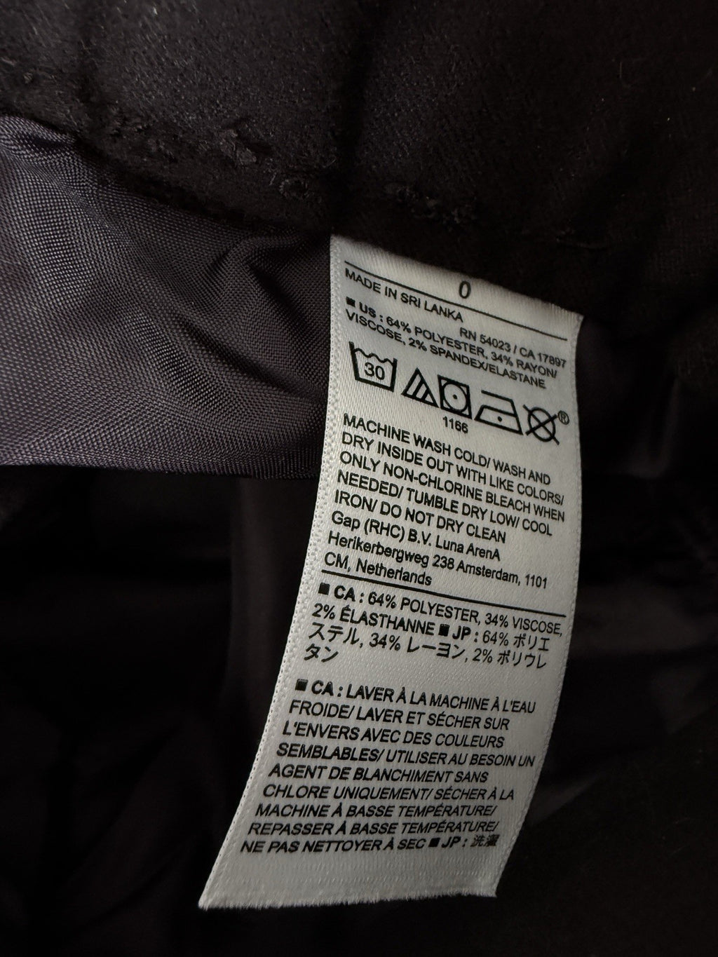 Banana Republic Wide Leg Pants 0 Dark Brown Womens