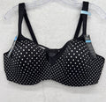 Bali Bra 44C Black One Smooth U Balconette Shaping Underwire 4823 Playtex New