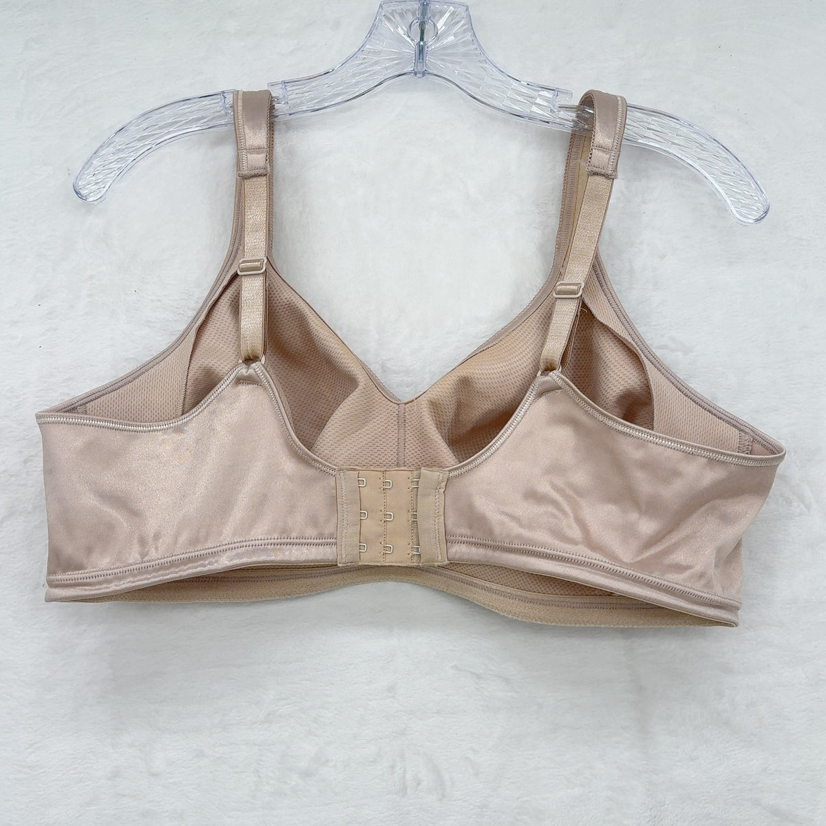 Playtex 18 Hour Bra 42C Womens Beige 4912 Lift Support Wireless