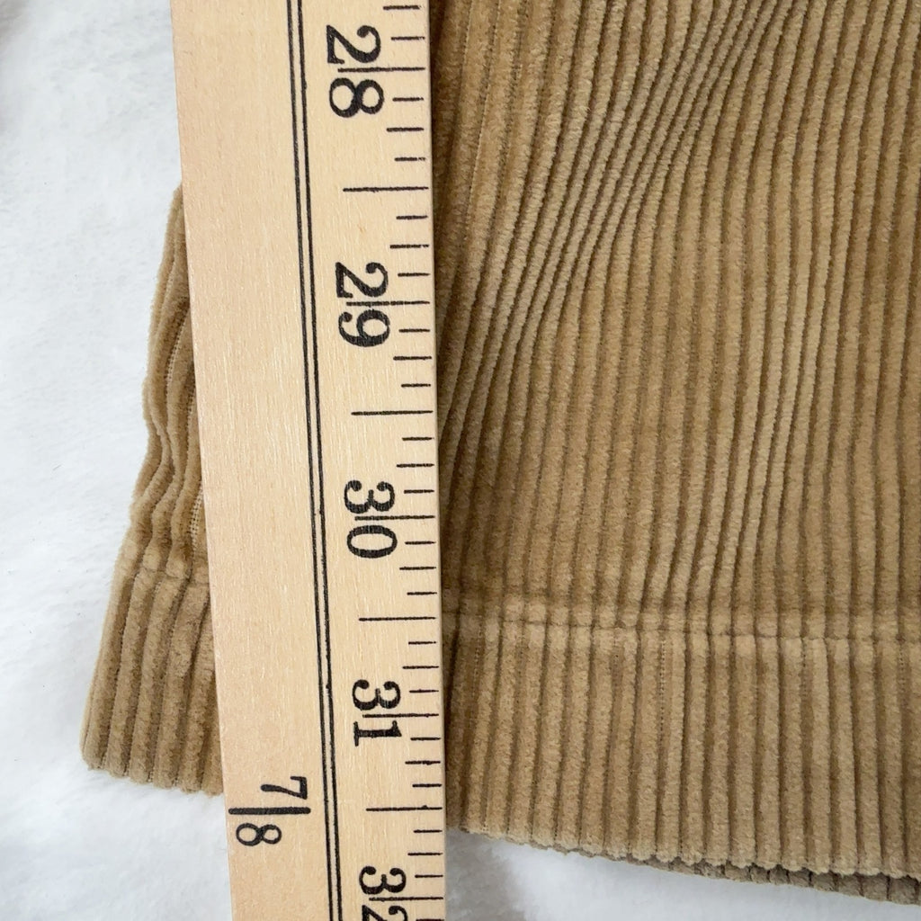Polo Ralph Lauren Andrew Corduroy Pants 42x32 Mens Tan Beige Pleated