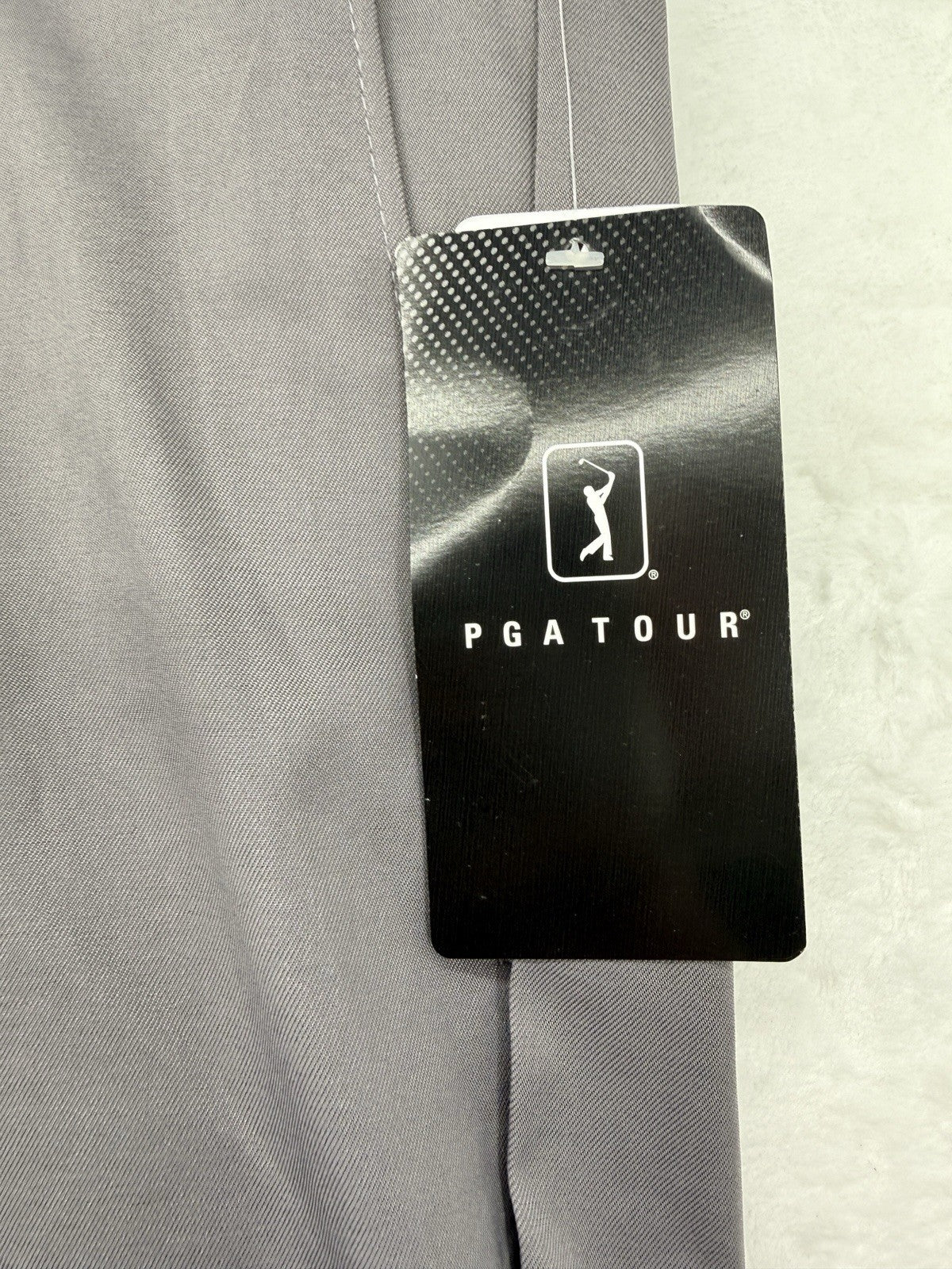 PGA Tour Golf Shorts 40 Gray Mens 6” Flat Front New NWT