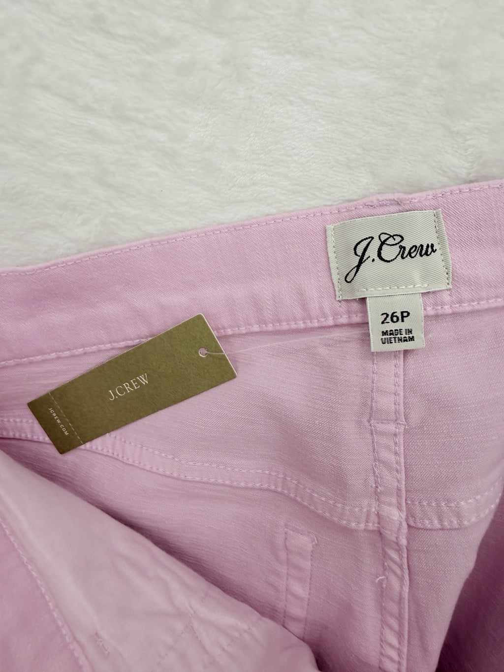 J Crew Billie 9” Demi Boot Crop Jeans 25 Lavender Pink Denim Womens New NWT