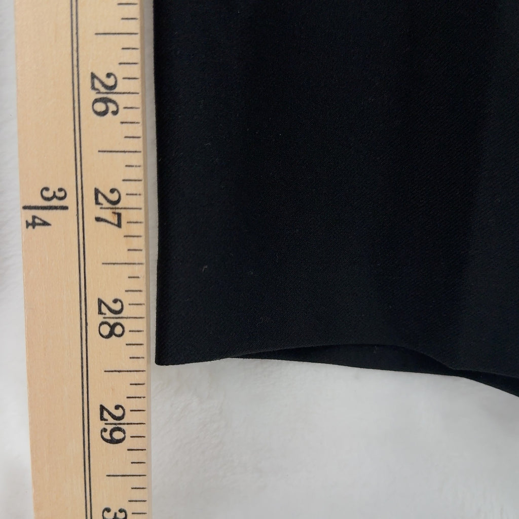 GU Uniqlo Pleated Wide Leg Pants XS Womens Black High Rise New NWT
