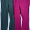 Old Navy Leggings XXL Tall Powerpress Crop High Rise Green Pink Womens Lot Pairs