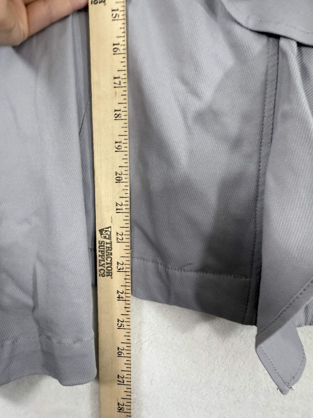 Banana Republic Jacket XL Womens Gray Ruffle Full Zip Cotton Blend