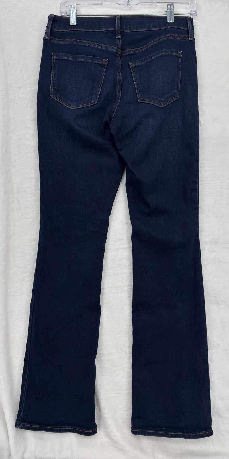 Old Navy Mid Rise Kicker Bootcut Jeans 4 Dark Blue Womens Denim Boot Cut