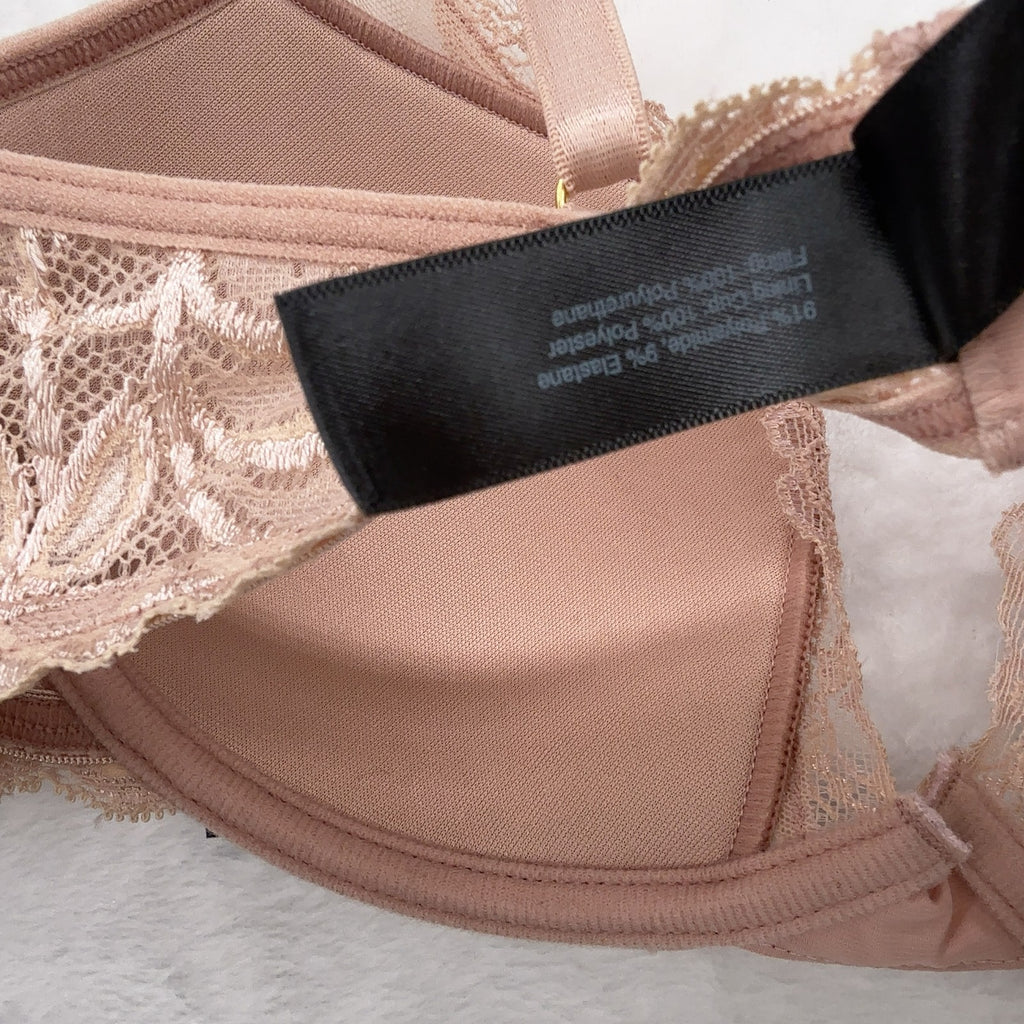 Pepper Laidback Bra 34B Womens Lot 2 Sienna Rose Lace Trim Laid Back New NWT