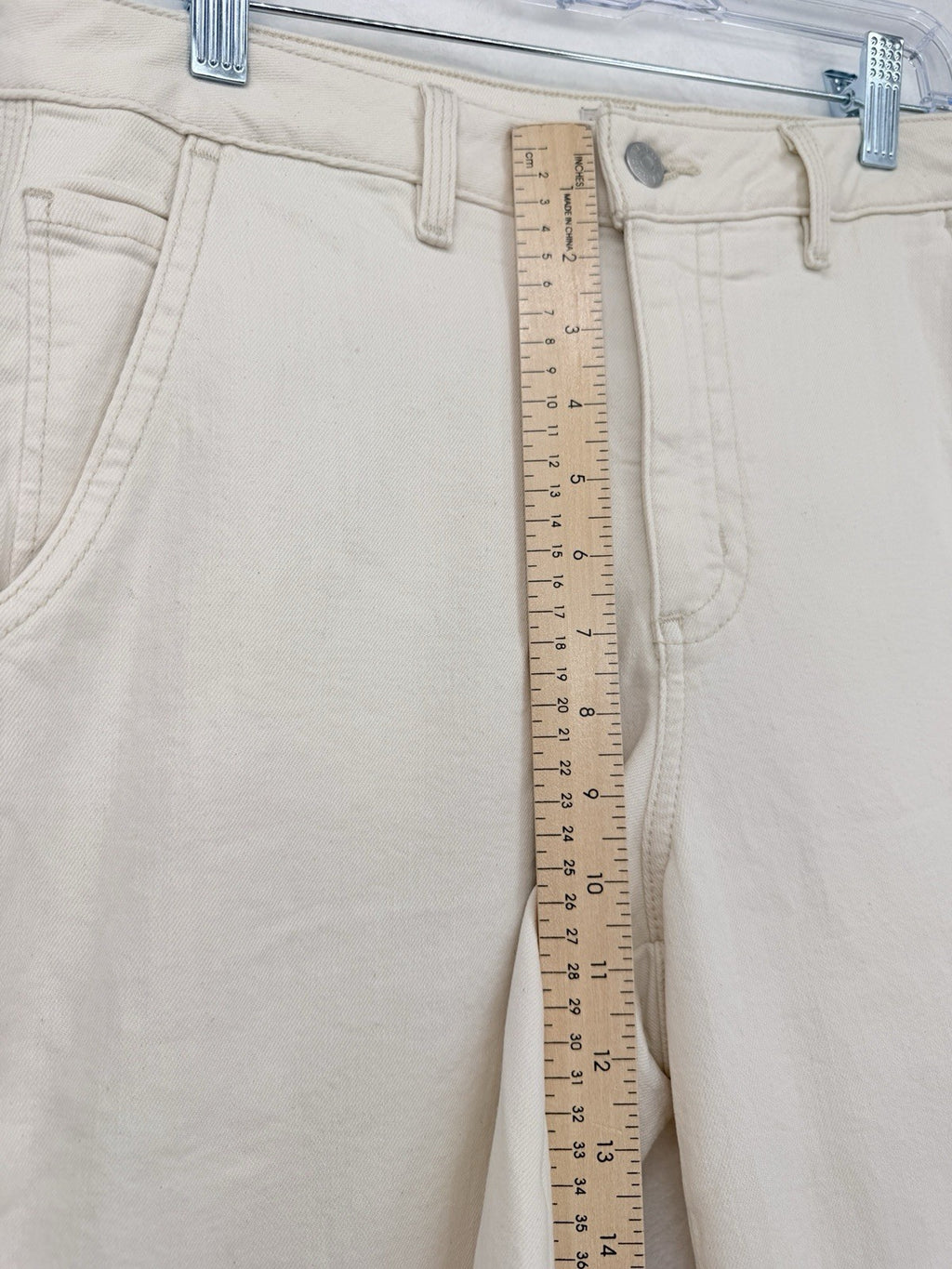 LL Bean Jeans 10 Petite Straight Leg Natural Classic Fit Womens