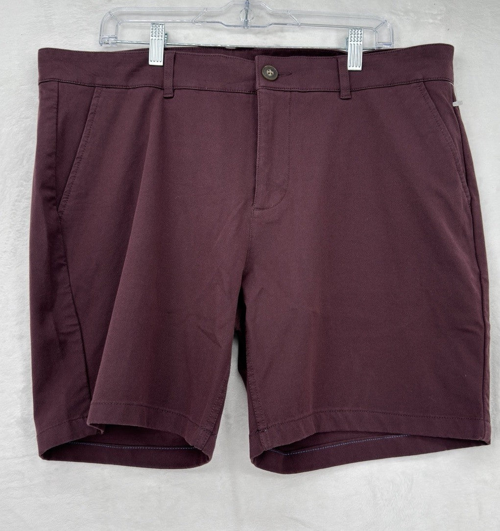 Mugsy Shorts 38 Ports 7” Maroon Chino Mens