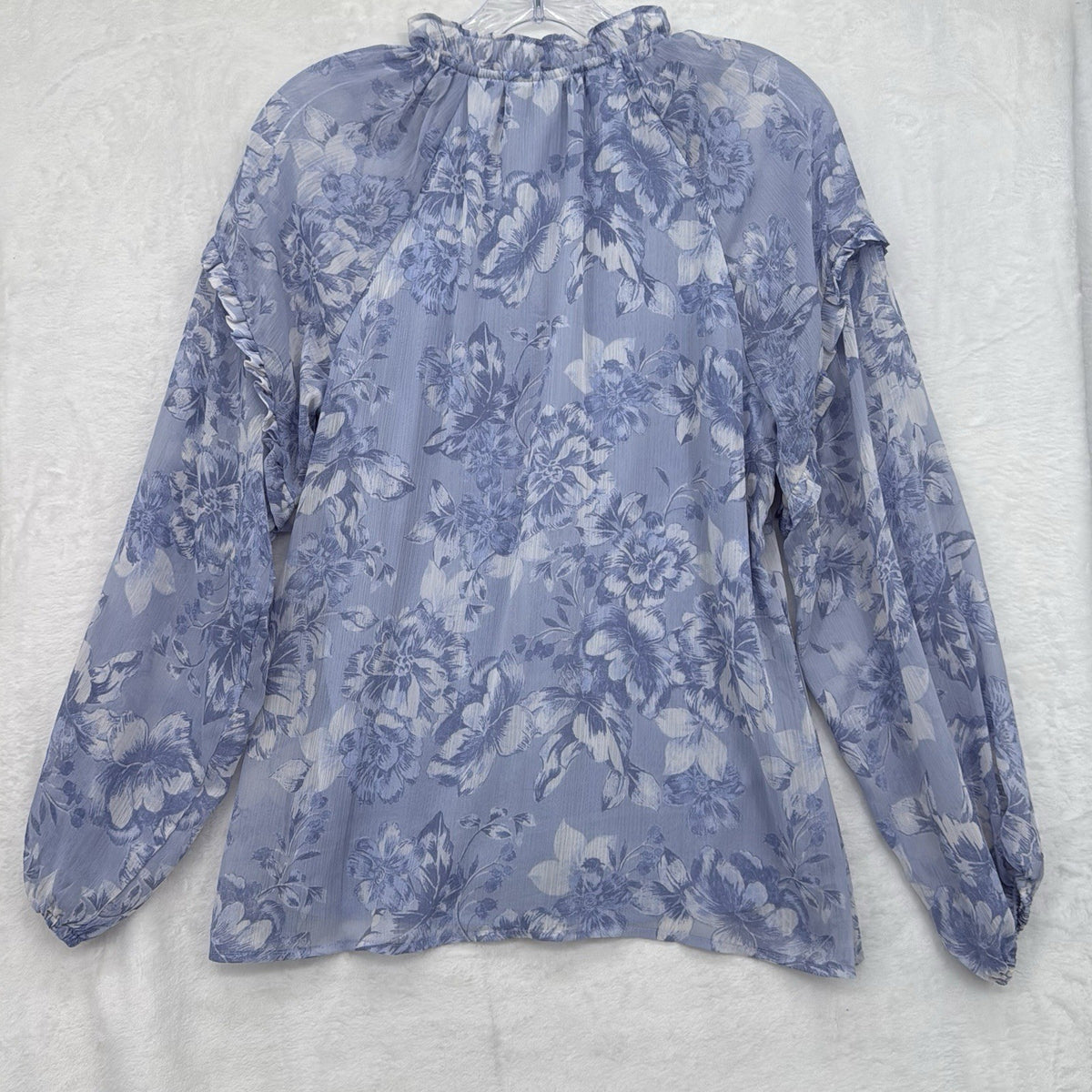 Joie Womens Tops Small Long Sleeve Blue Black Floral Print Blouse Lot New NWT