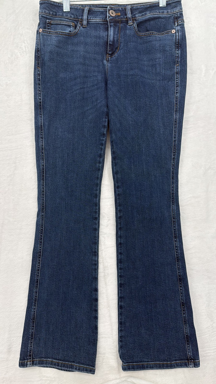 J.Jill Modern Slim Boot Cut Jeans 4P Womens Blue 4 Petite Denim Mid Rise