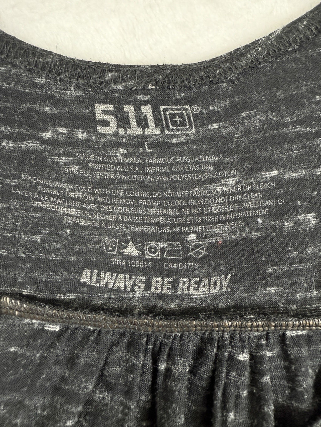 5.11 Tactical Top Womens Large Gray Snake Sleeveless Don’t Tread On Me