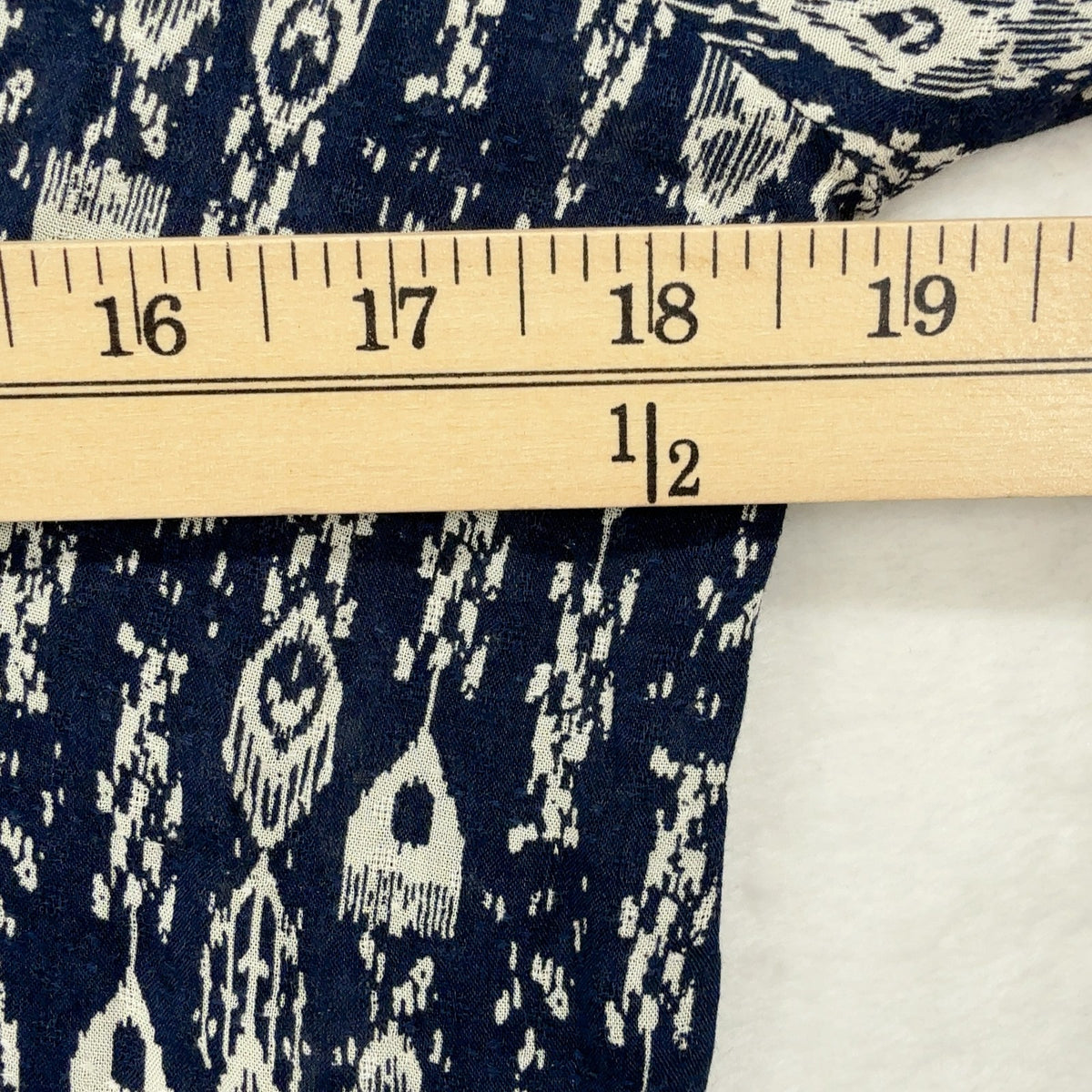 Aeropostale Blouse Small Womens Navy Boho Top Lightweight Long Sleeve New NWT