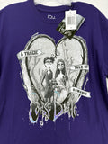 Tim Burton Corpse Bride T Shirt Medium Purple Short Sleeve New NWT