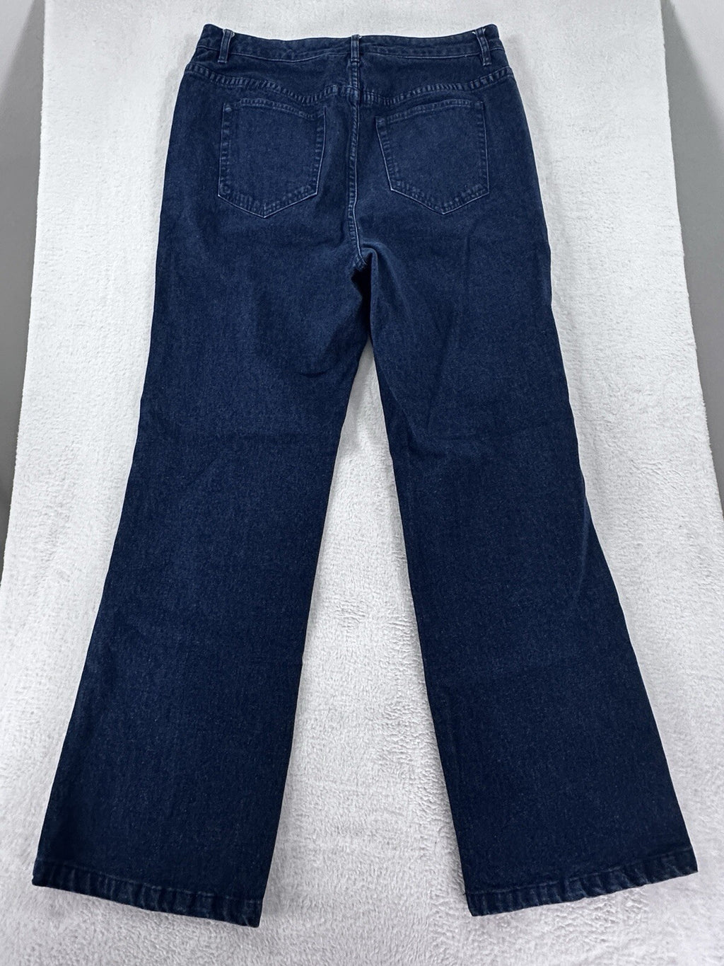 Appleseeds Jeans 12 Boot Cut Womens Dark Blue Denim Stretch