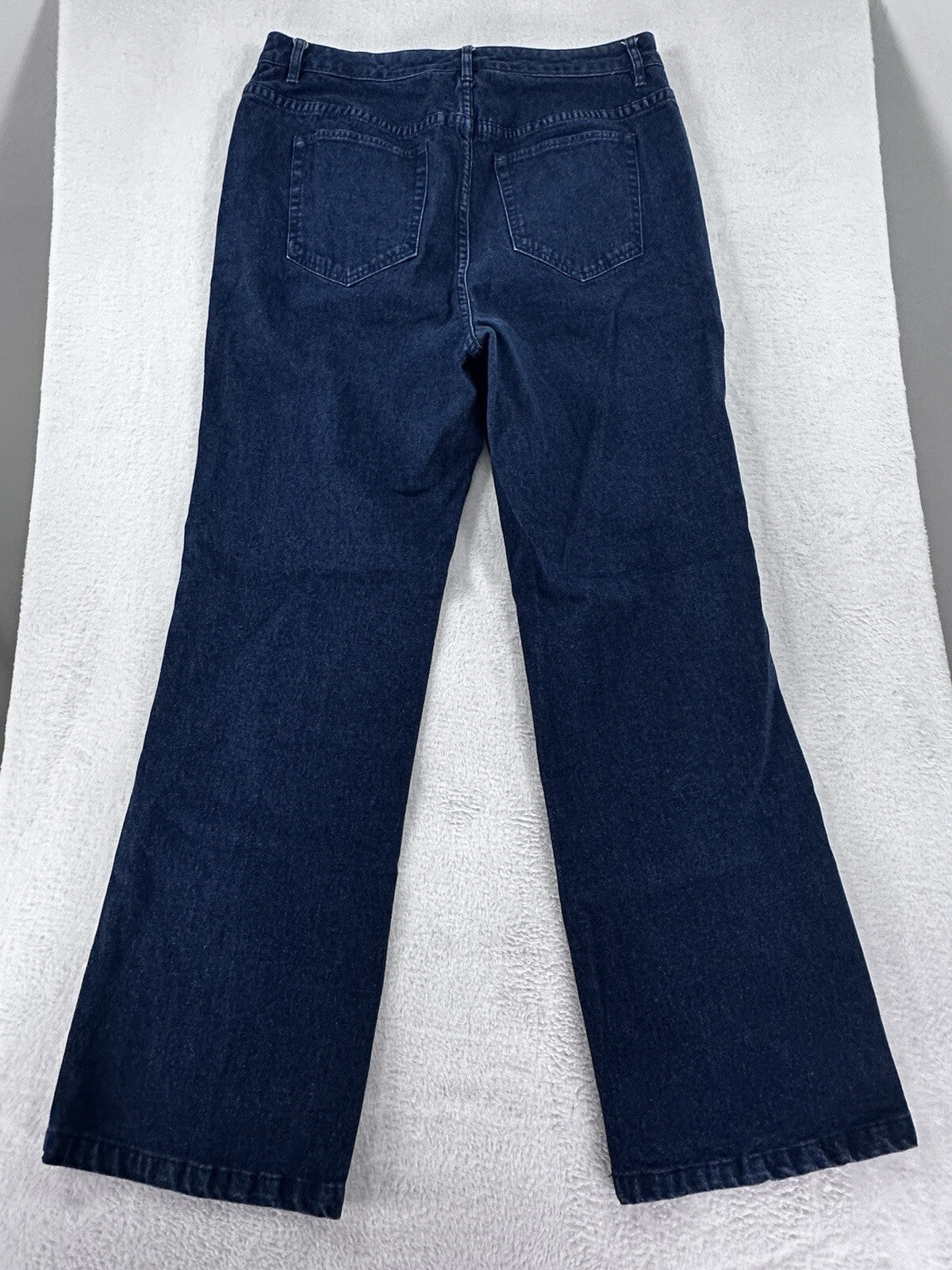 Appleseeds Jeans 12 Boot Cut Womens Dark Blue Denim Stretch