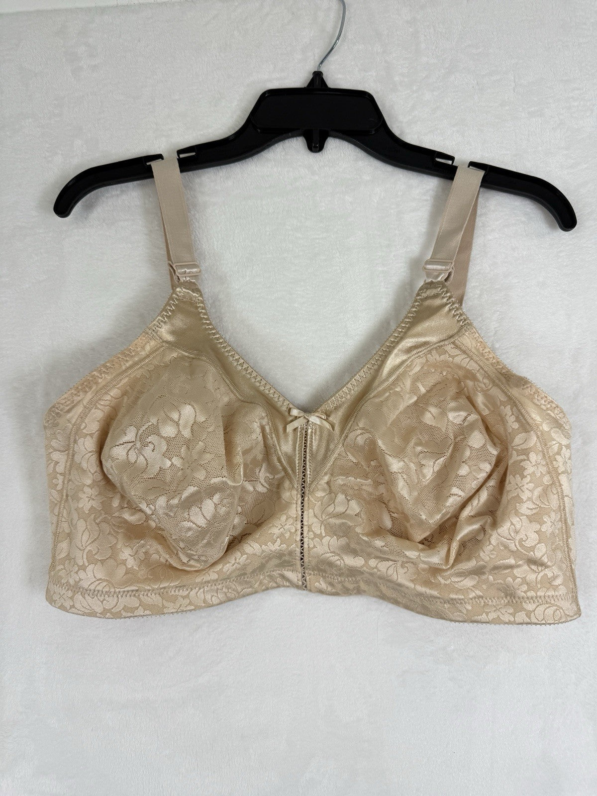 Bali Bra 42DD Double Support 3372 Beige Taupe Wireless Womens