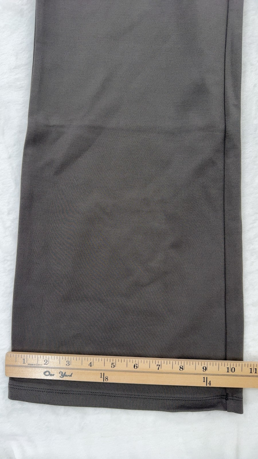 Halara Pants Large Flex High Waisted Pull On Slight Flare Gray Womens New NWT