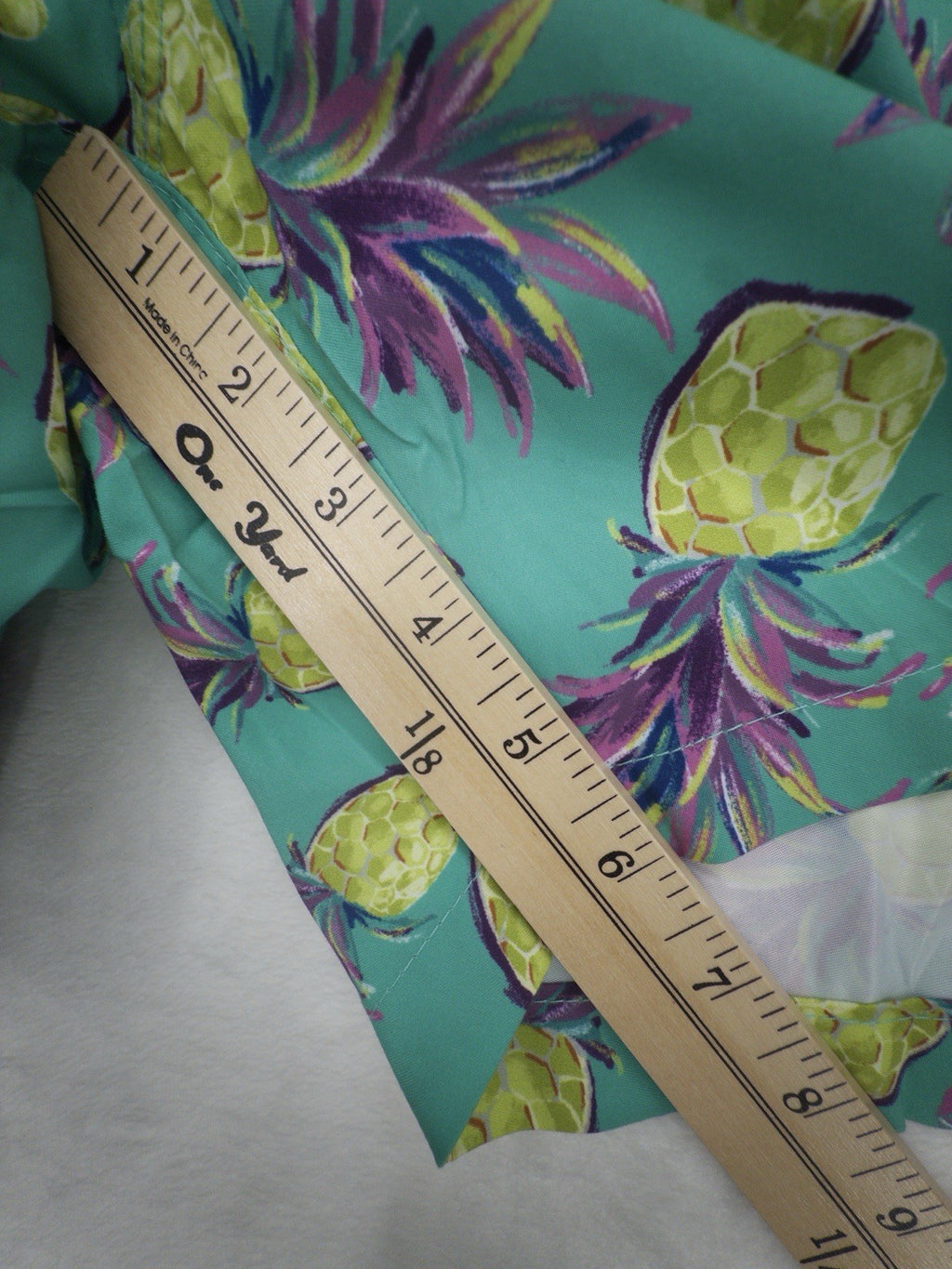 Blue Wave Swim Trunks XXL Mens Pineapples Swimsuit Mesh Lined 6.5” New NWT