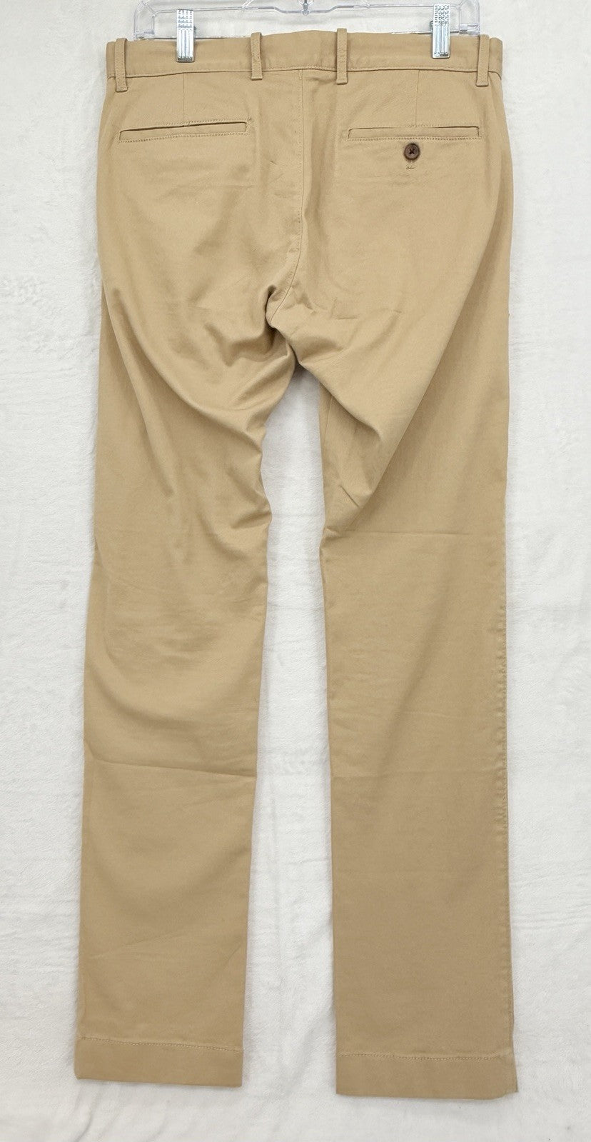 J Crew Flex Slim Chino Pants 29x32 Tan Beige Mens Cotton Stretch