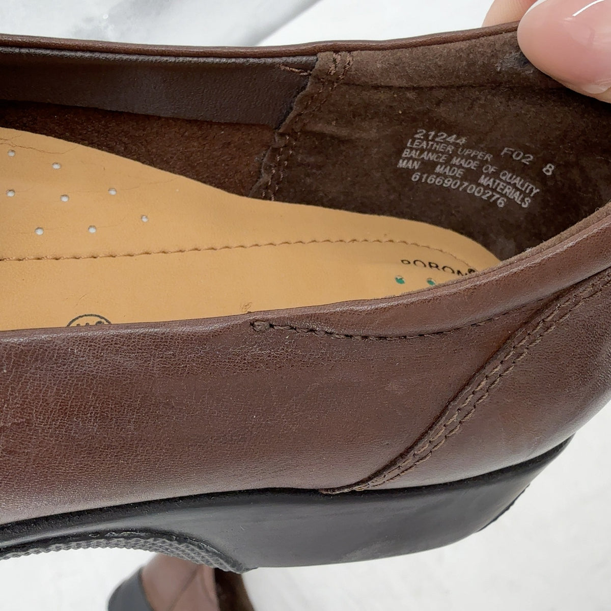 Thom McAn Tassel Loafers 8 Womens Brown Leather Slip On Shoes New