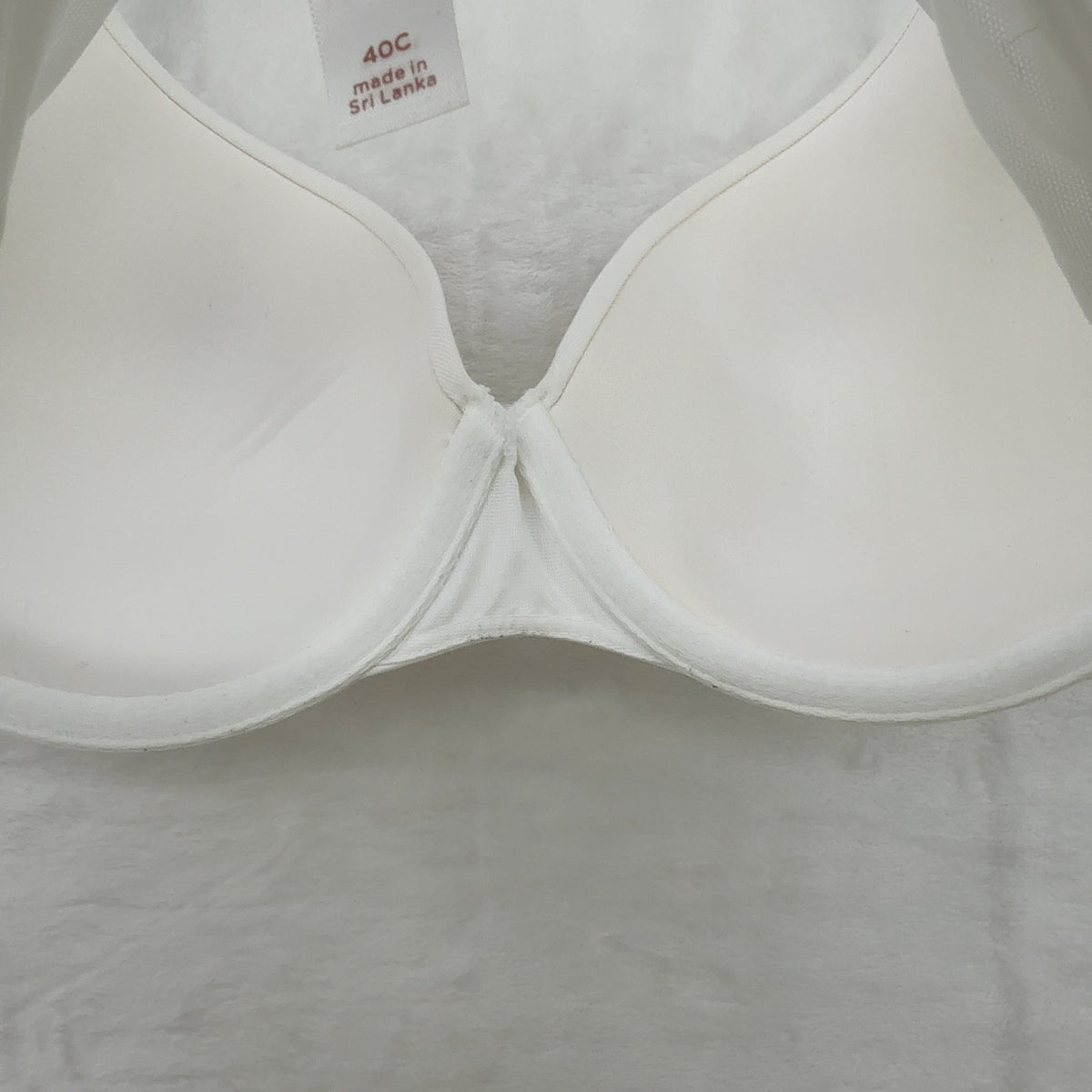 Cacique Bra 40C Lightly Lined T Shirt Womens White Lane Bryant