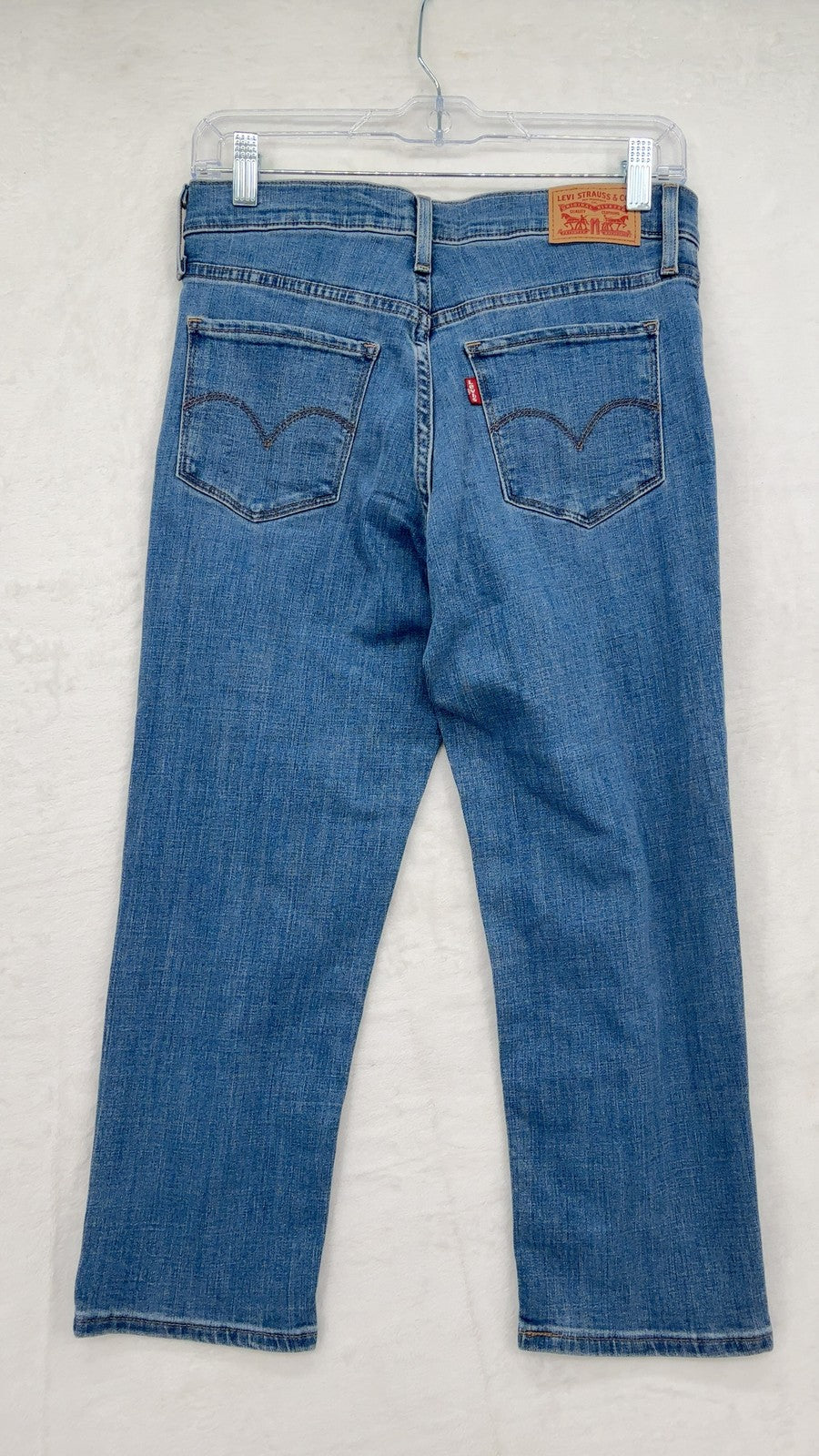 Levi's 311 Shaping Skinny Capri Jeans 27 Womens Light Blue Levis