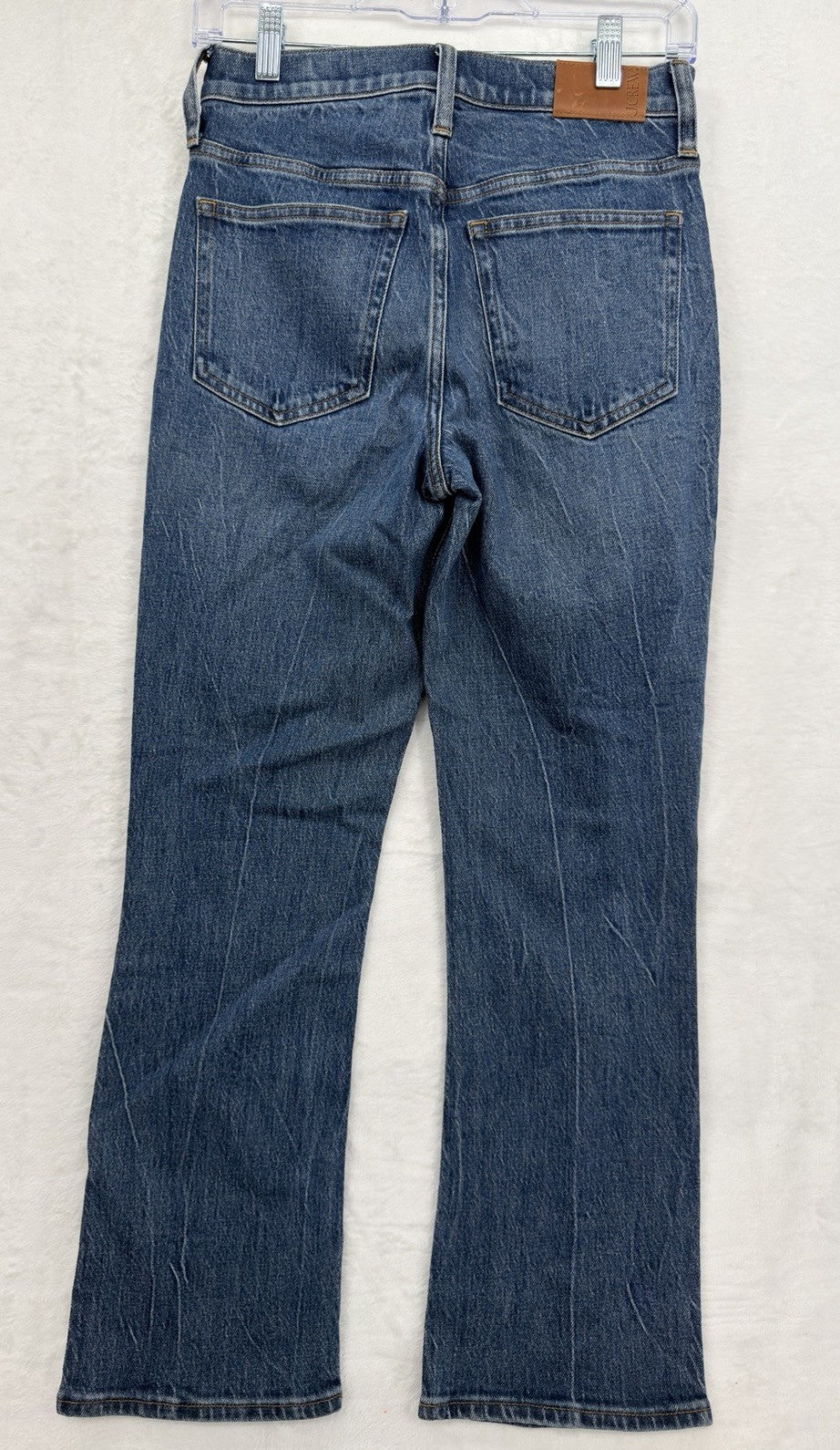 J Crew 10” Demi Boot Crop Jeans 25 Womens Blue Denim New NWT