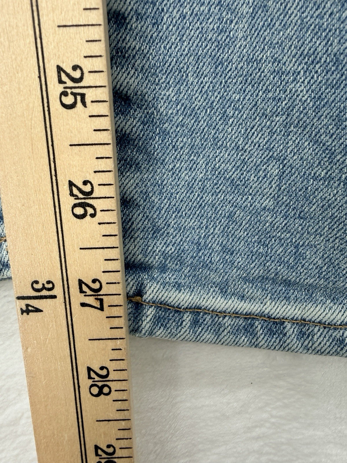 J Crew 9” High Rise Toothpick Jeans 25 Womens Blue Denim