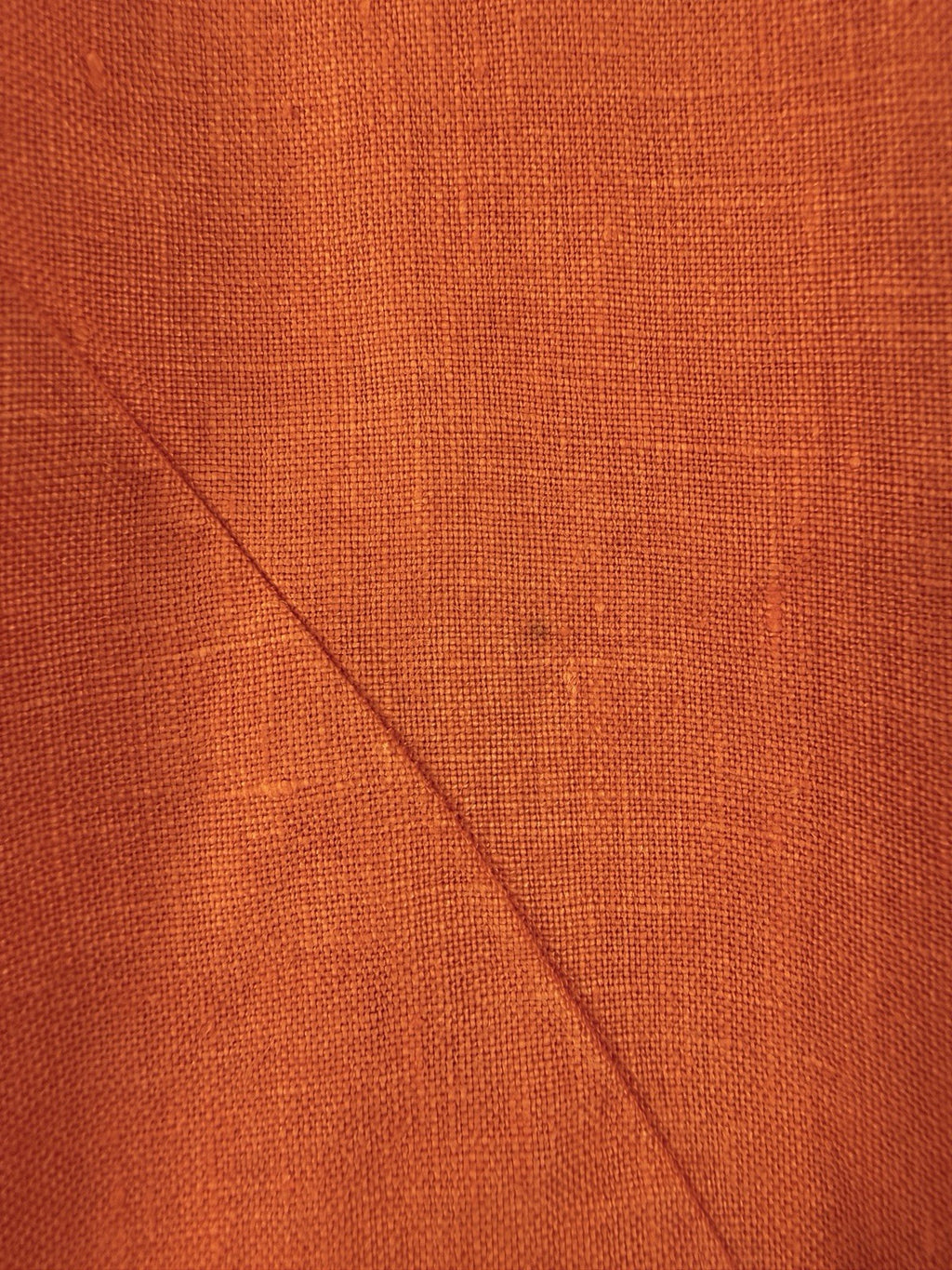 Banana Blue 100% Linen Dress Orange Large Womens Pocket Hygge Australia Designer