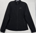 Patagonia Womens Medium Jacket Soft Shell Adze Full Zip Jacket Windproof Black