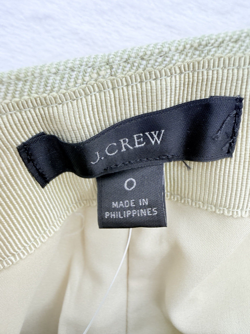 J Crew Wrap Mini Skirt 0 Womens Linen Stretch Short Light Sage Green New NWT