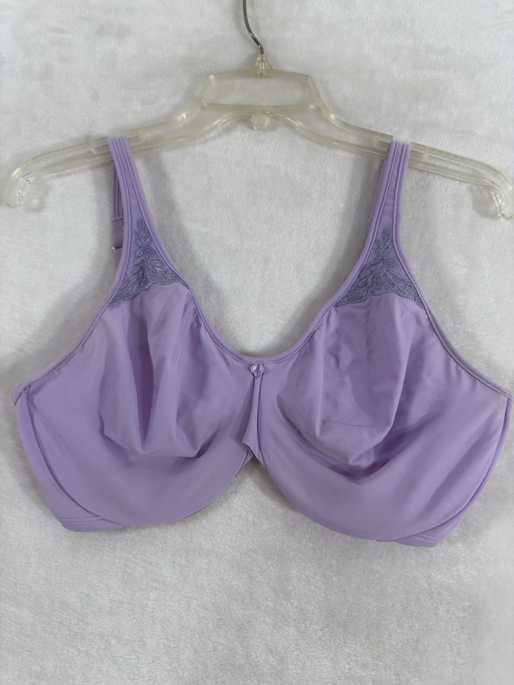 Bali Bra 36DD 3385 Purple Passion For Comfort Seamless Underwire Womens