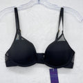 Pepper Classic All You Bra Mesh Bra 34B Womens Black New NWT