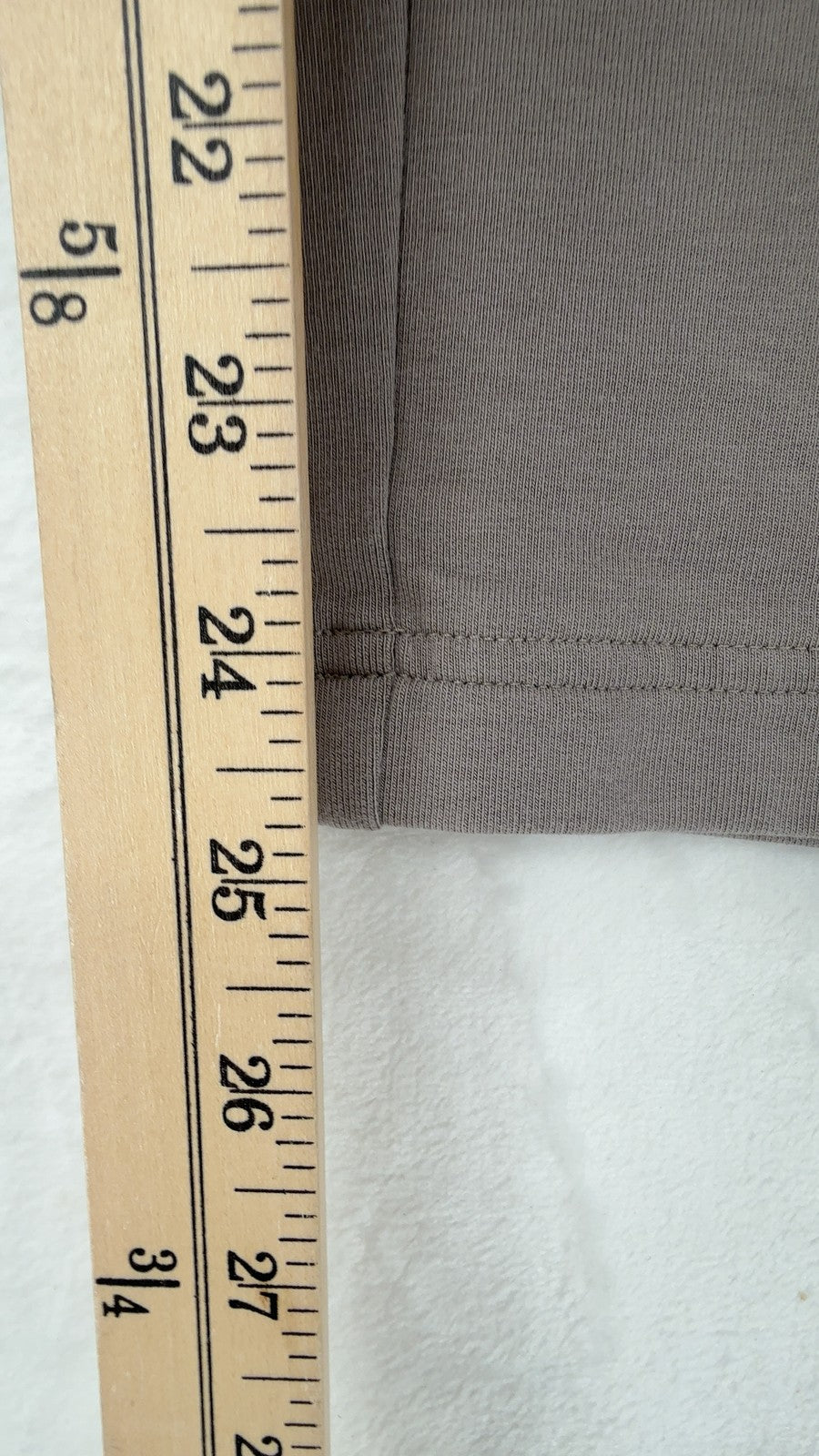 J Jill Affinity French Terry Slim Crop Pants Medium Womens Taupe Pull On Pure