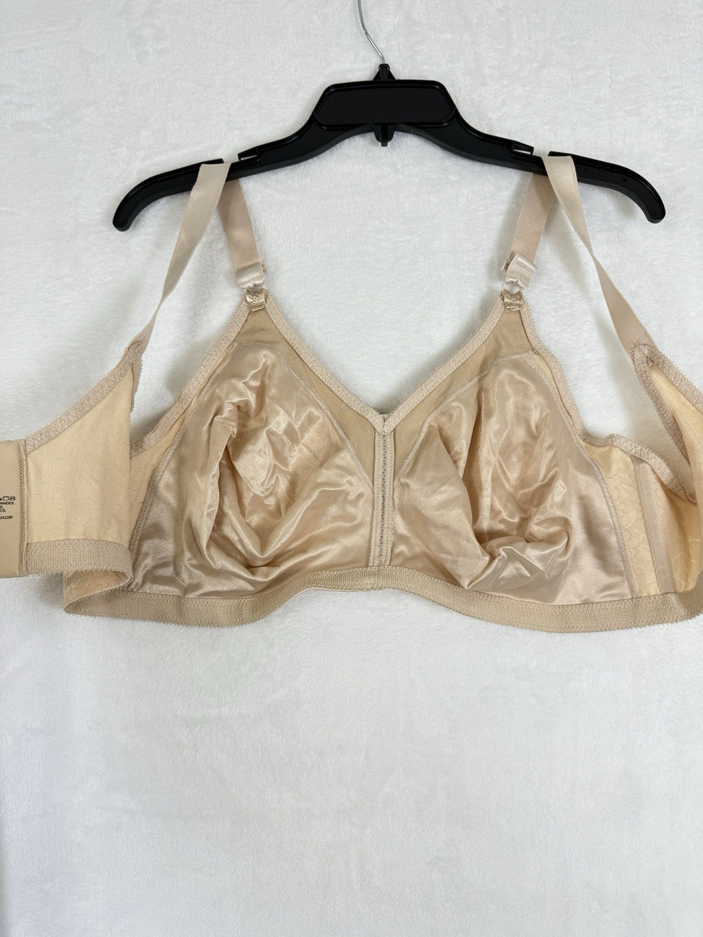 Bali Bra 42DD Double Support 3372 Beige Taupe Wireless Womens