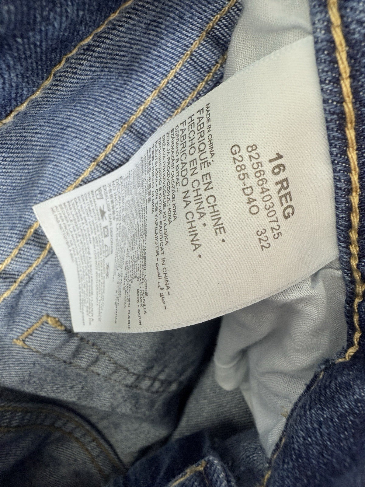 Levis Jeans Girls 16 Mini Mom Silvertab High Waist Blue Denim Levi’s NWT