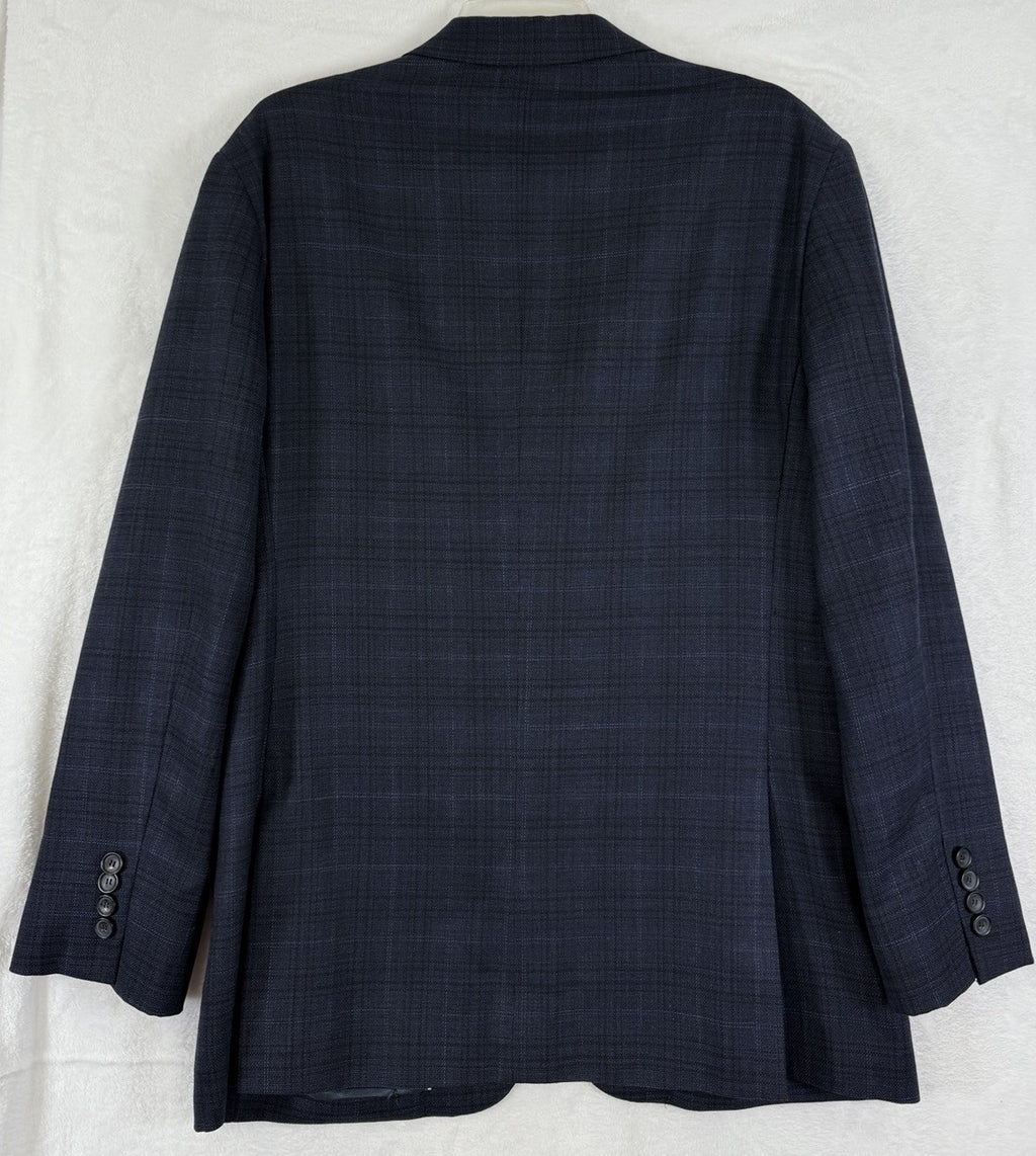Awareness Kenneth Cole Blazer 40R Blue Suit Jacket Sport Coat Wool Blend Men