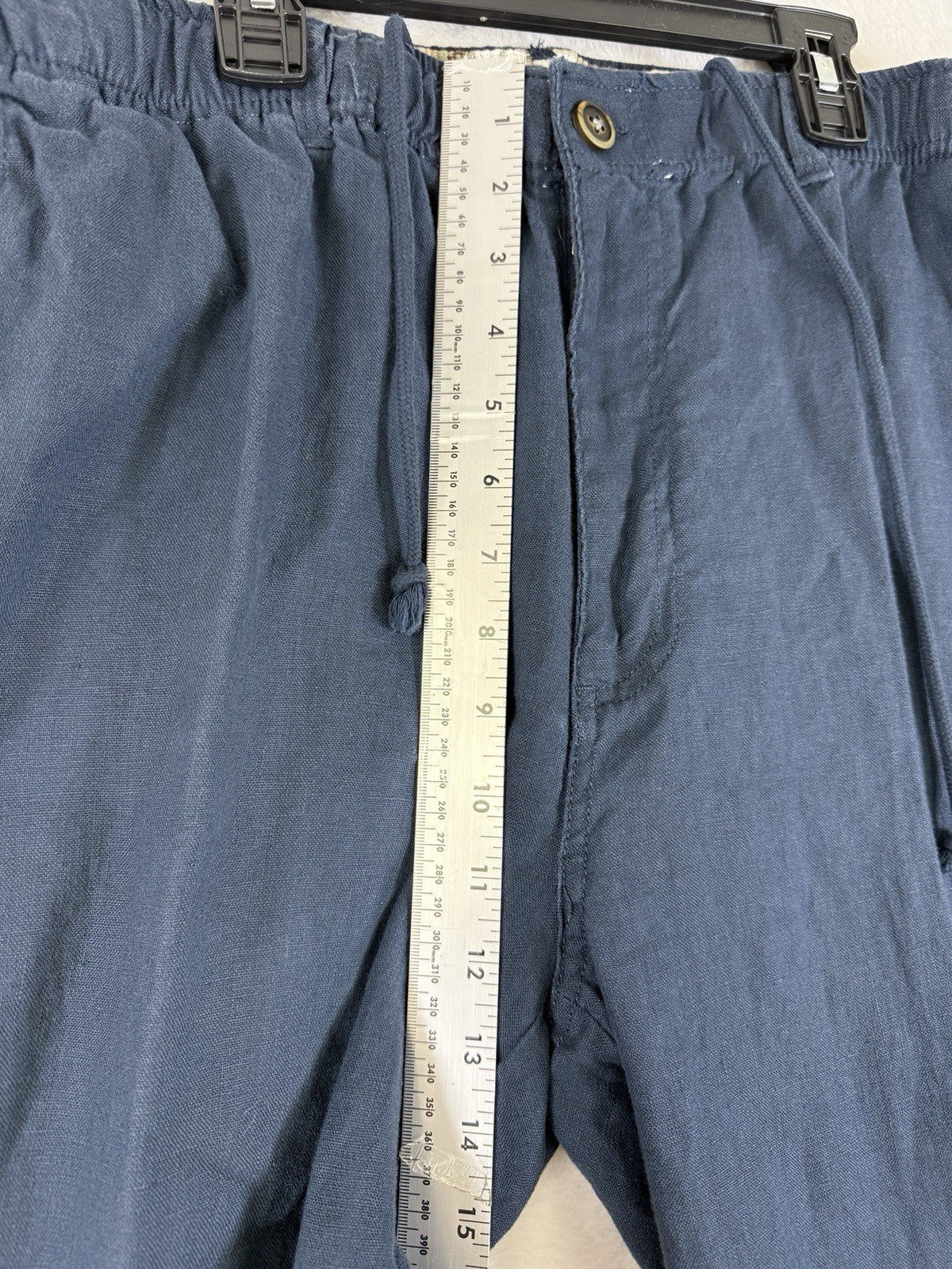 28 Palms Linen Pants XL 30 Womens Blue 100% Linen