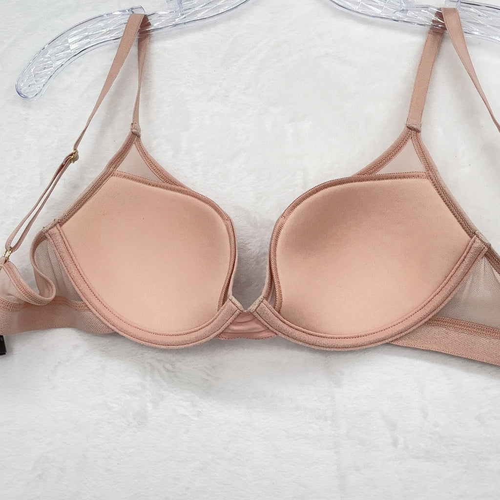 Pepper All You Bra 34B Womens Pink Beige