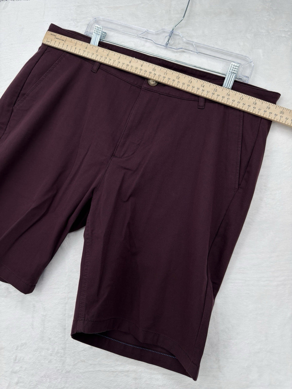 Mugsy Shorts 38 Ports 9” Maroon Chino Mens