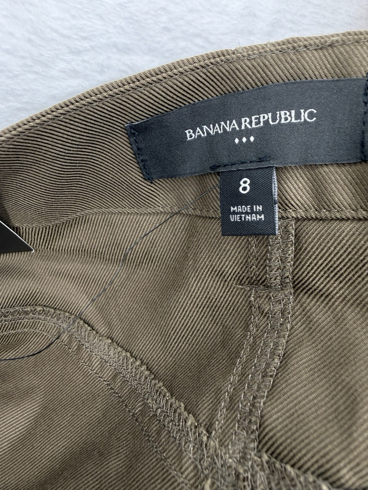 Banana Republic Utility Mini Skirt 8 Womens Belt Twill Brown New NWT