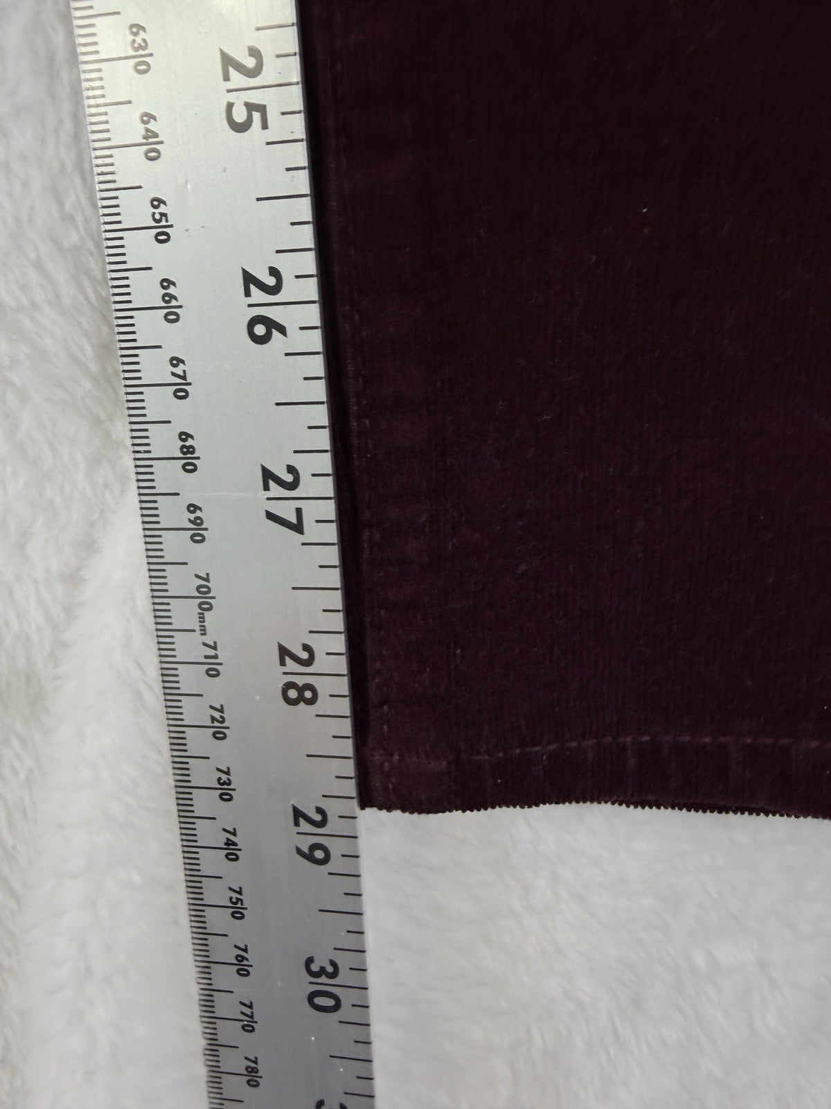 American Eagle Corduroy Pants 00 High Rise Jegging Burgundy Red Womens