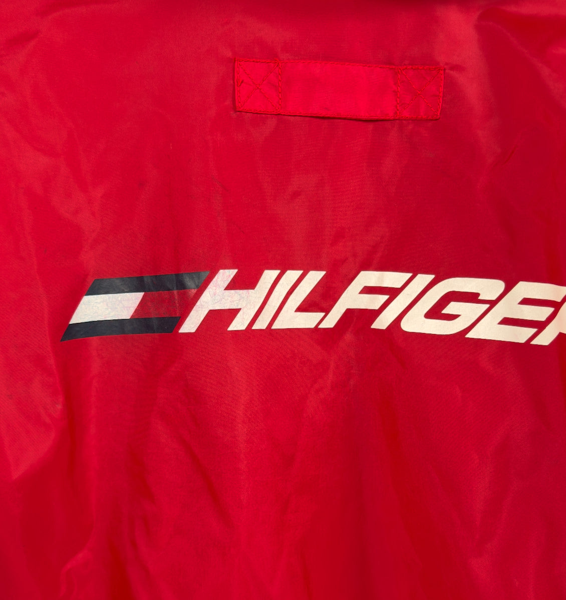 90s Tommy Hilfiger Athletics Logo Spell Out Vintage Jacket Windbreaker Mens L