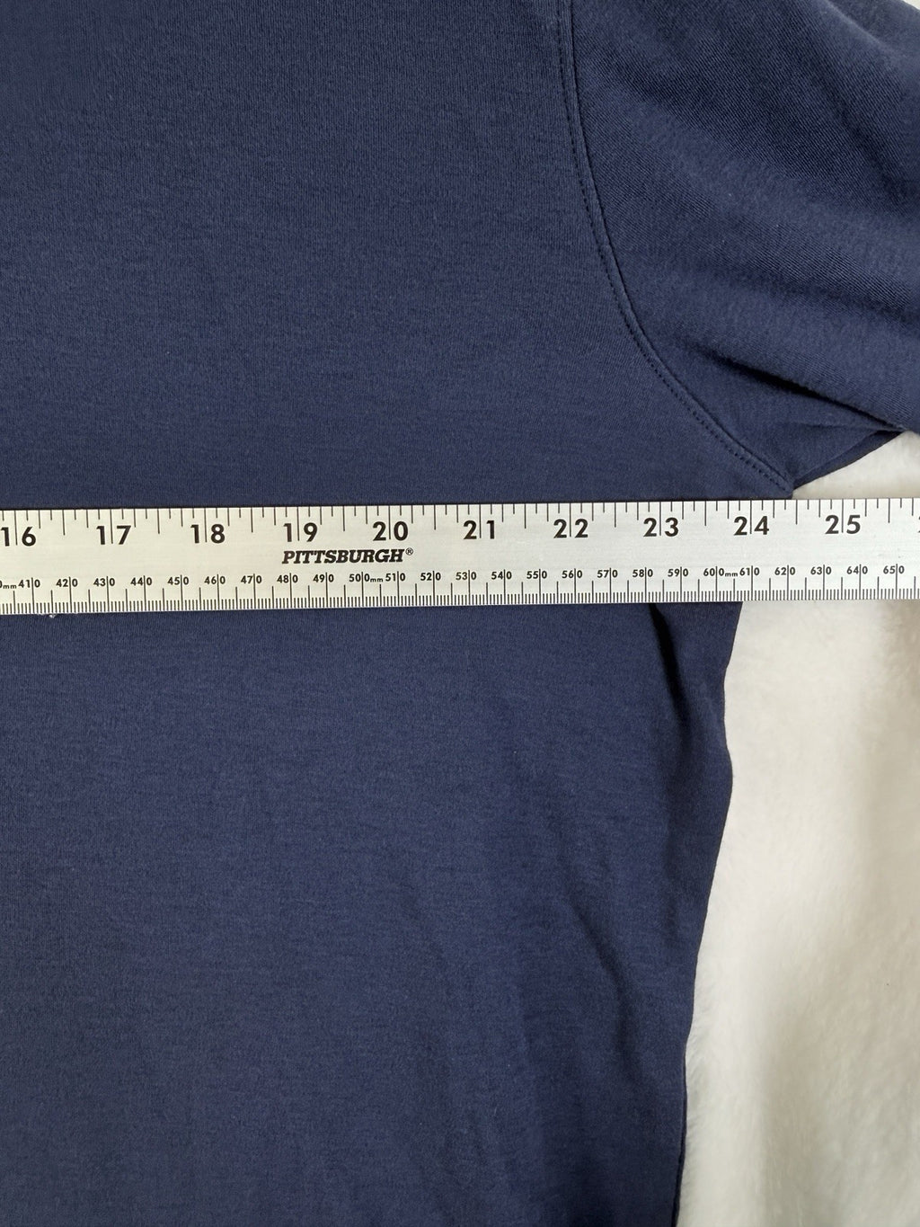 Banana Republic Polo Shirt XXL Blue 2XL Long Sleeve Mens Knit