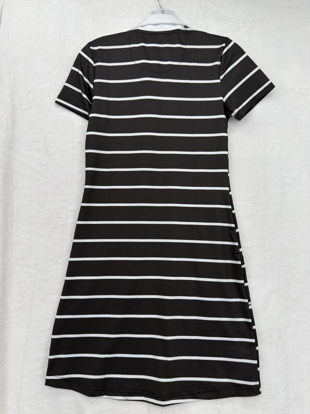 Ana Claire Dress Small Active Sleeveless Polo Black White Shift Clare Women New