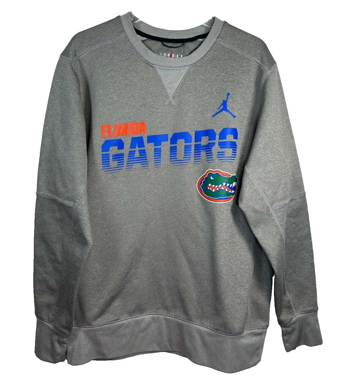 Air Jordan Florida Gators Team Issued Pullover Gray Men's Size L Large MINT