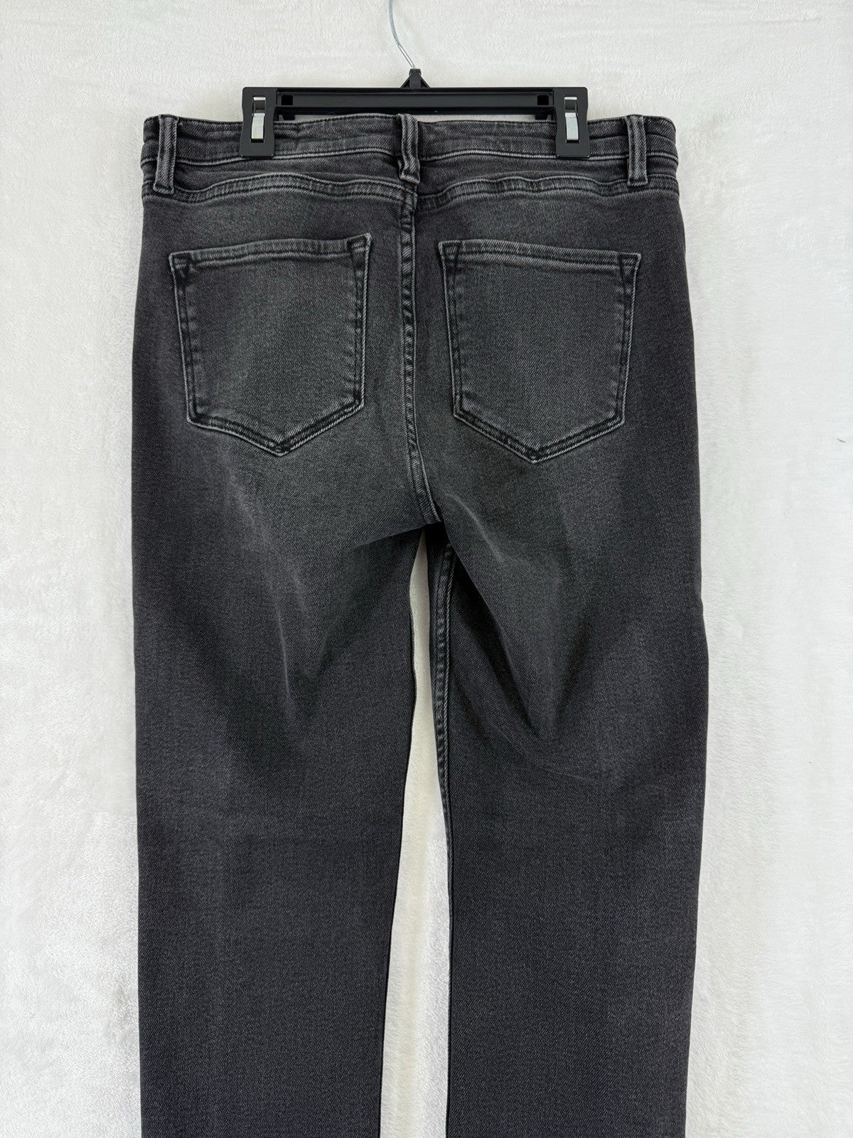 All Saints Jeans 31 Black Roxanne Raw Hem High Rise Skinny AllSaints Women Denim